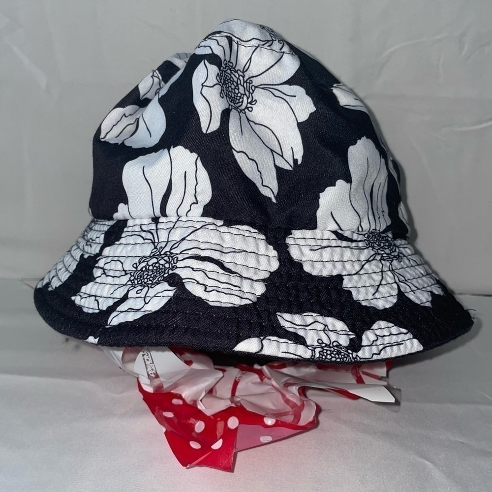 Bucket Hat Floral Big Design Festival Hawaiian Fisherman Cap Reversible Outdoor